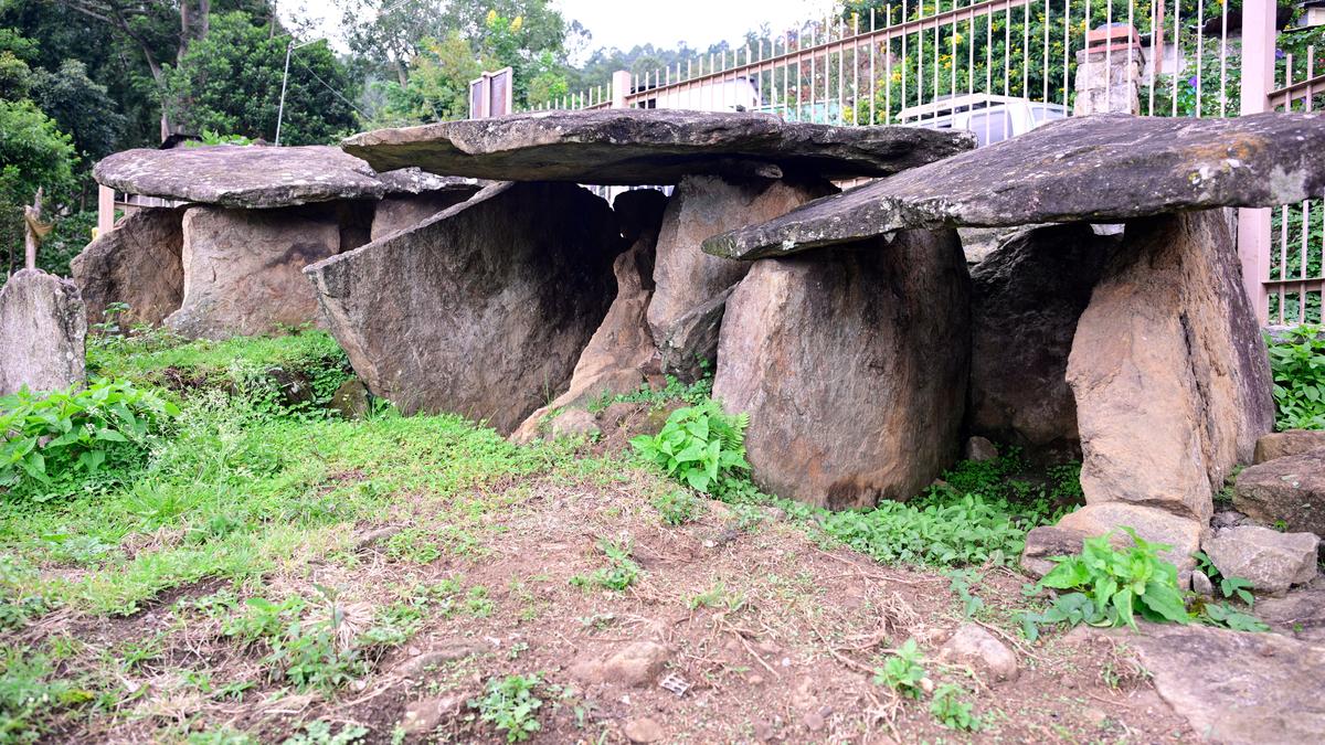 The megalithic dolmens of Kodaikanal dating back to 5,000 years